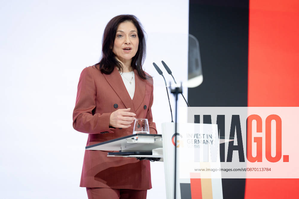 Invest in Germany Summit, Berlin, ESMT Invest in Germany Summit, Berlin, ESMT, Katherina Reiche, Federal Minister for Economic Affairs Berlin Berlin GER