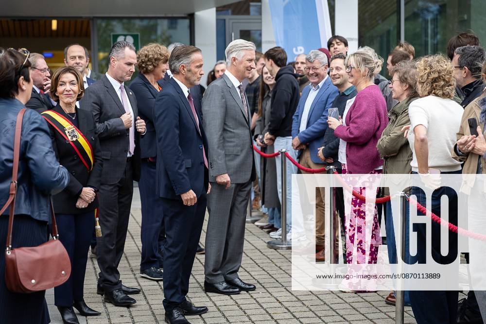 King Philippe - Filip of Belgium pictured during a visit to IGent, a research building at the UGent University where scientists and companies collaborate to develop innovative technologies, on Tuesday 20 October 2026, in Gent. JAMESxARTHURxGEKIERE 190398428