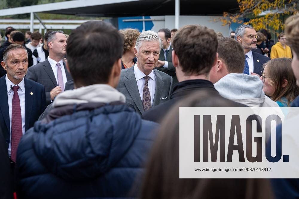 King Philippe - Filip of Belgium pictured during a visit to IGent, a research building at the UGent University where scientists and companies collaborate to develop innovative technologies, on Tuesday 20 October 2026, in Gent. JAMESxARTHURxGEKIERE 190398396