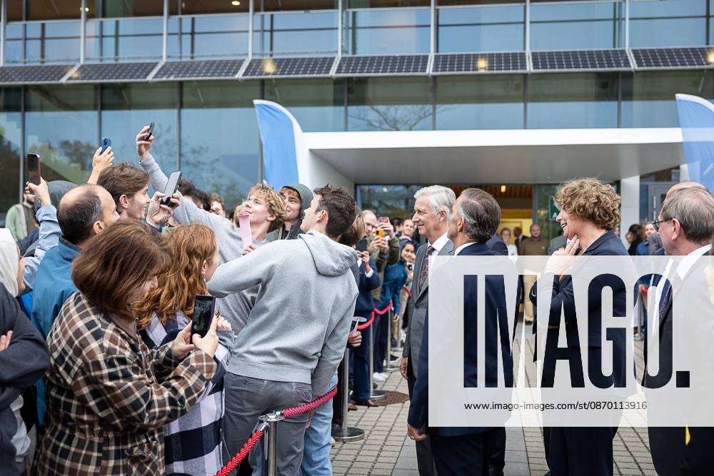 King Philippe - Filip of Belgium pictured during a visit to IGent, a research building at the UGent University where scientists and companies collaborate to develop innovative technologies, on Tuesday 20 October 2026, in Gent. JAMESxARTHURxGEKIERE 190398425