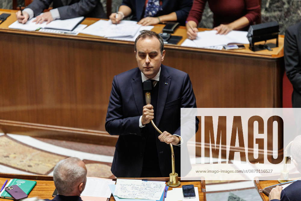 PRIME MINISTER So bastien LECORNU during a question and answer session with the government at the National Assembly in Paris, on October 20, 2026. - ZUMAs287 20261020_zip_s287_033