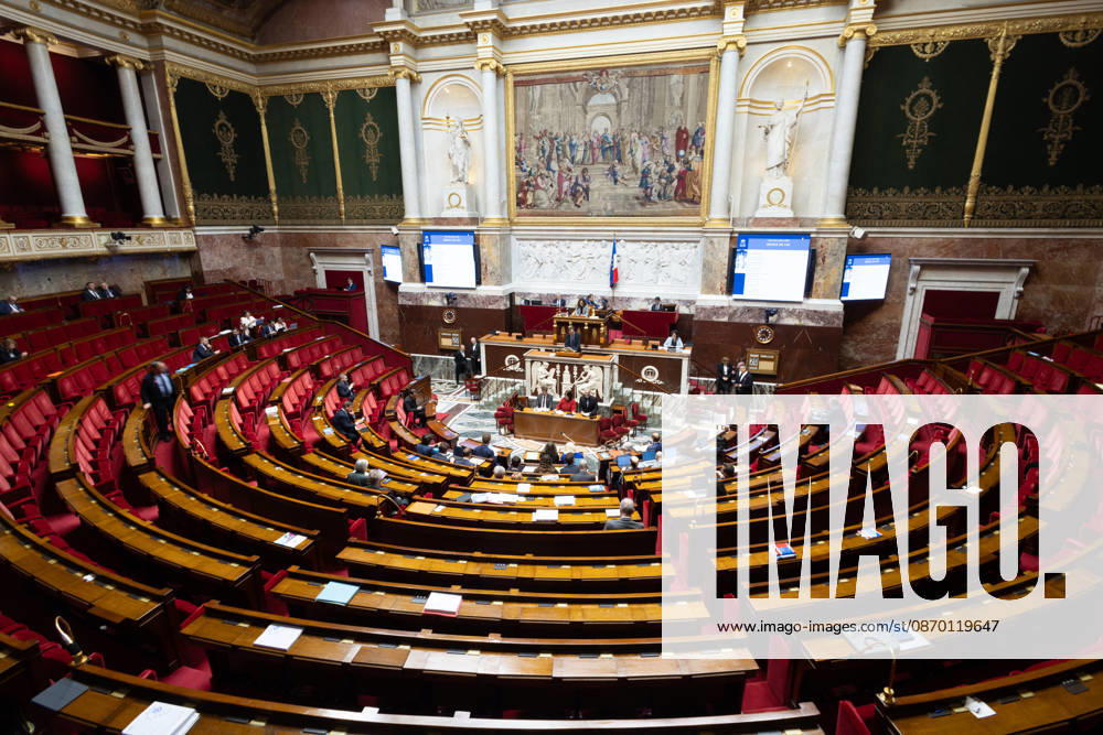Debate on the 2027 social security budget - Paris French Minister of Labour and Solidarities Jean-Pierre Farandou addresses the National Assembly, French Parliament lower house, during the opening debate session on the 2027 social security budget (PLFSS), in Paris on October 20, 2026. Photo by Raphael Lafargue ABACAPRESS.COM Paris France