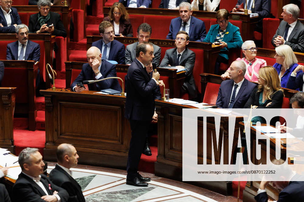 PRIME MINISTER SÃ bastien LECORNU during a question and answer session with the government at the National Assembly in Paris, on October 20, 2026. - ZUMAs287 20261020_zip_s287_046