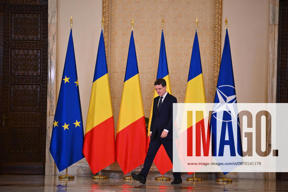 Romania s Parliament approves new Niculescu government BUCHAREST, ROMANIA - OCTOBER 20: Romanian President Nicusor Dan gives a speech at the Presidential Palace, in Bucharest, Romania, 20 October 2026. Alex Nicodim Anadolu Bucharest Romania. Editorial use only. Please get in touch for any other usage.