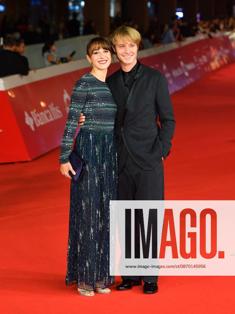 IPA89961054 - Rome, 2026 Film Festival Night 8. Red Carpet for the film *Lora di Tutti*. Pictured: Timofej Andrijashenko, Nicoletta Manni