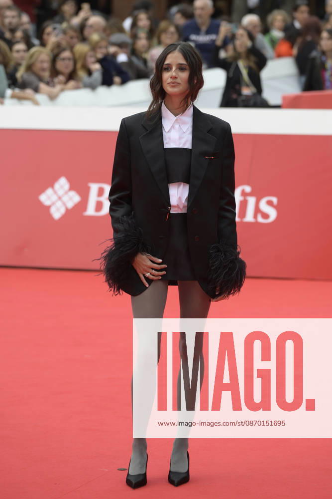 Benedetta Porcaroli attends the red carpet of film 7 anniversari at the 2026 Rome Film Fest, held at the Auditorium Parco della Musica. Rome Italy - ZUMAs197 20261020_aaa_s197_408