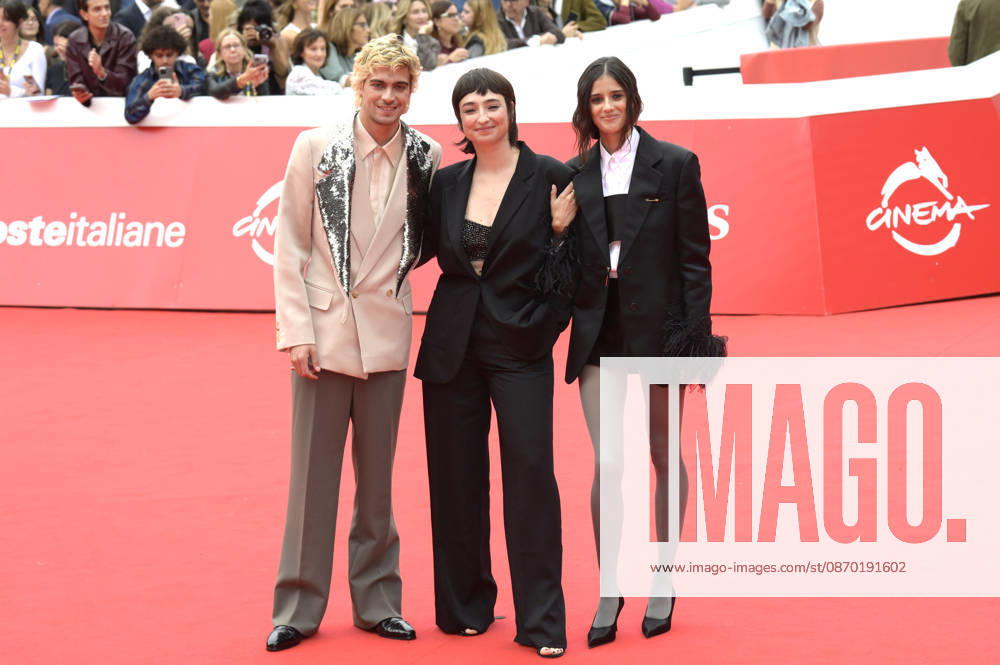 Lorenzo Zurzolo, Sabrina Iannucci, and Benedetta Porcaroli at the premiere of the feature film *7 anniversari* at the 21st Rome International Film Festival (Festa del Cinema di Roma) 2026 at the Auditorium Parco della Musica in Rome, October 20, 2026 Foto:xA.xM.xTinghinox xFuturexImagex anniversari_6057