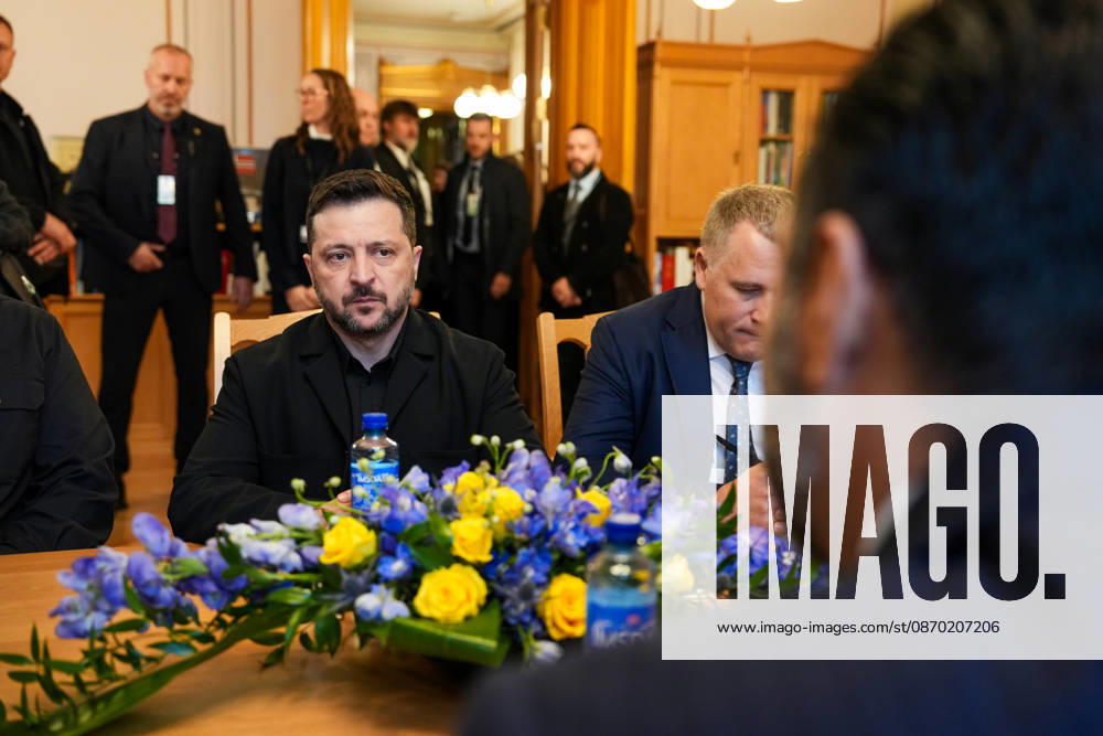 Ukrainian President Visits Norway Oslo 20261021 Ukrainian President Volodymyr Zelenskyy visits the Storting Photo: Ole Berg Rusten, NTB POOL Oslo, Norway oUVdHK14LYE Ref BNC POLoUVdHK14LYE jpg