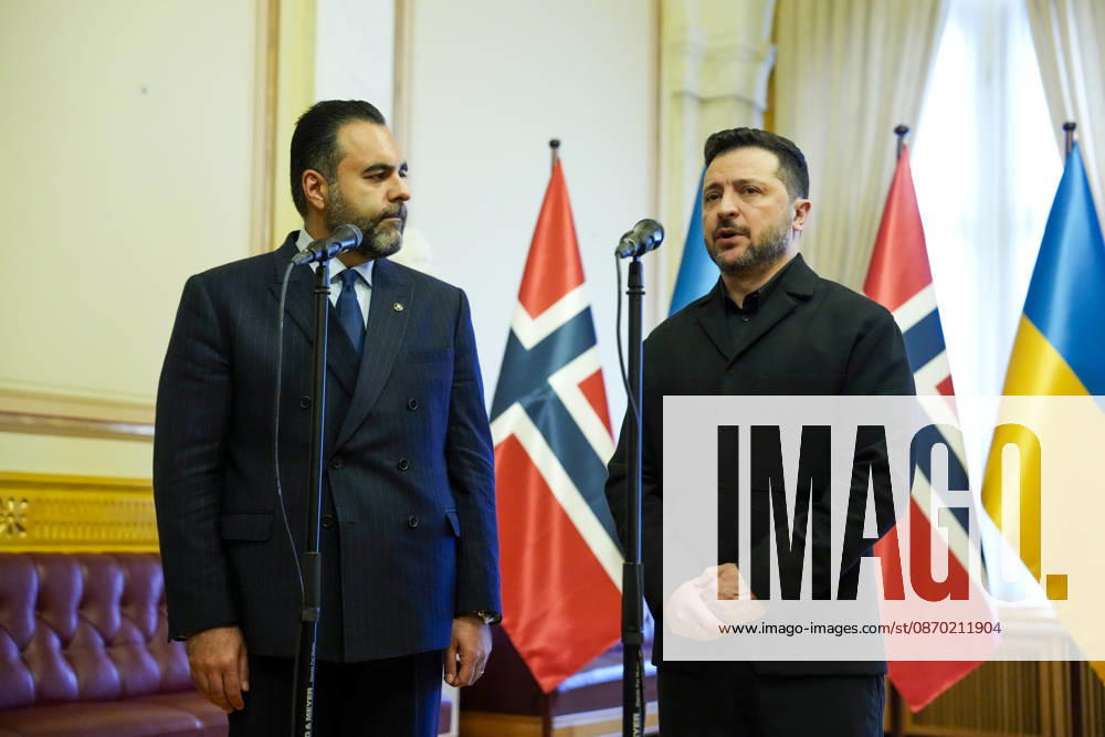 Ukrainian President Visits Norway, Oslo, October 21, 2026. Ukrainian President Volodymyr Zelenskyy visits the Storting, where he meets with Storting President Masud Gharahkhani and the parliamentary leaders. Photo: Ole Berg Rusten, NTB POOL, Oslo, Norway, T0g1Z0aqRKI ED Ref BNC POLT0g1Z0aqRKI jpg