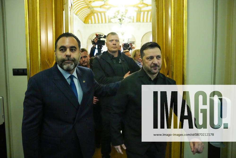 Ukrainian President Visits Norway, Oslo, October 21, 2026. Ukrainian President Volodymyr Zelenskyy visits the Storting, where he meets with Storting President Masud Gharahkhani and the parliamentary leaders. Photo: Ole Berg Rusten, NTB POOL, Oslo, Norway, R6qdQ83XbFg Ref BNC POLR6qdQ83XbFg jpg