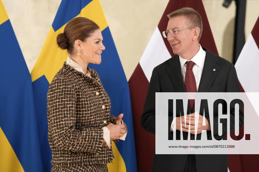 Latvia Sweden Crown Princess Victoria Sweden s Crown Princess Victoria reacts during her meeting with Latvian President Edgars Rinkevics at Riga Castle in Riga, Latvia, October 21, 2026, during her working visit to Latvia. Riga Latvia