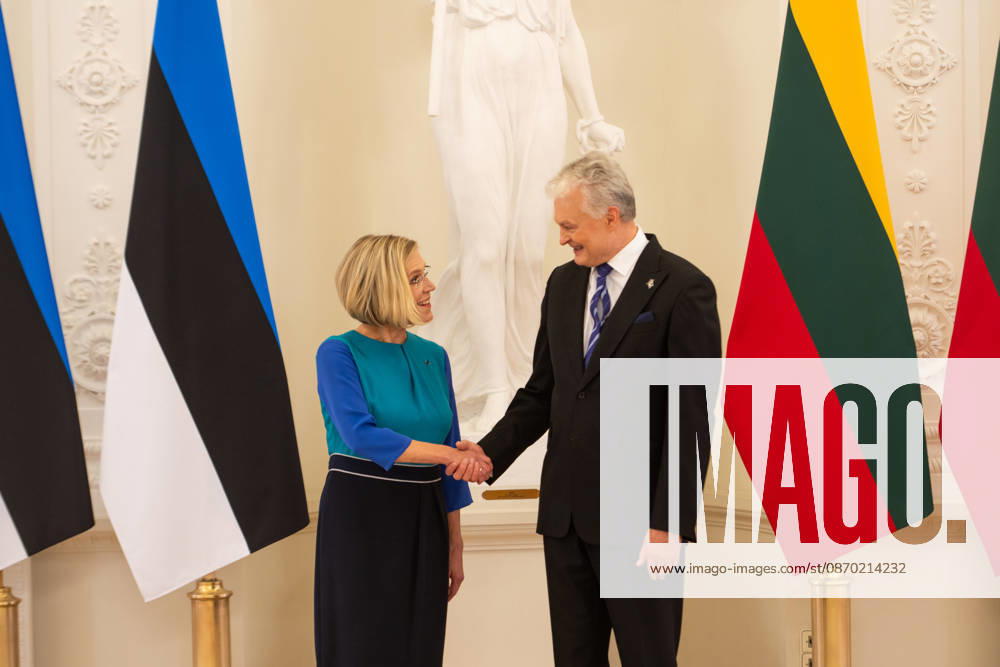 Lithuanian President Nauseda meets newly elected Estonian President Madise in Vilnius VILNIUS, LITHUANIA - OCTOBER 21: Lithuanian President Gitanas Nauseda (R) shakes hands with newly elected Estonian President Ulle Madise (L) during their meeting in Vilnius, Lithuania, on October 21, 2026. The meeting focuses on bilateral relations, regional security and defense, support for Ukraine, strategic infrastructure, and Lithuania s priorities for its presidency of the Council of the European Union in the first half of 2027. Yauhen Yerchak Anadolu Vilnius Lithuania. Editorial use only. Please get in touch for any other usage.