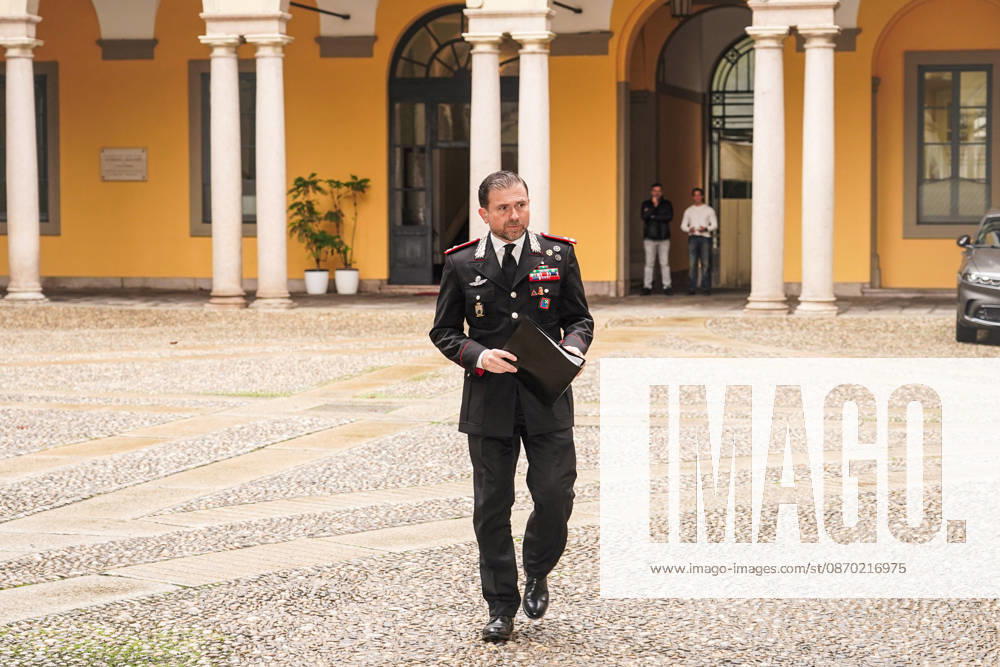 IPA89982140 - MILAN, October 21, 2026 Rodolfo Santovito, provincial commander of the Carabinieri in Milan, attended the meeting of the Provincial Committee for Public Order and Safety at the Prefecture following the events of the weekend of October 17 and 18.