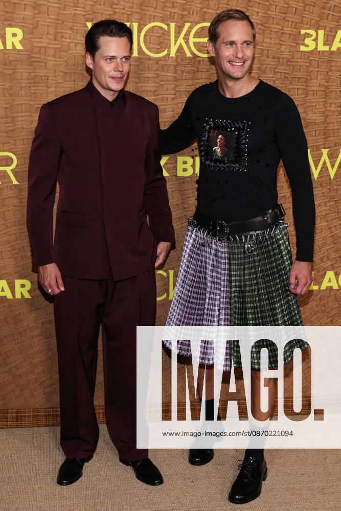 Los Angeles Premiere Of Black Bear s Wicker LOS ANGELES, CALIFORNIA, USA - OCTOBER 20: Bill Skarsgard and brother Alexander Skarsgard wearing Chopova Lowena, styled by Harry Lambert arrive at the Los Angeles Premiere Of Black Bear s Wicker held at the DGA Theater Complex at The Directors Guild of America on October 20, 2026 in Los Angeles, California, United States. Los Angeles DGA Theater Complex at The Directors Guild of America California United States