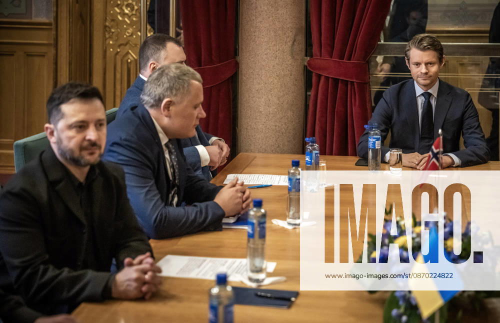 Ukrainian President Visits Norway Oslo 20261021 Peter Frolich H is present as Ukrainian President Volodymyr Zelenskyy visits the Storting, where he meets with parliamentary leaders Photo: Ole Berg Rusten, NTB, Oslo, Norway xCz1DDKhKPE Ref BNC POLxCz1DDKhKPE jpg