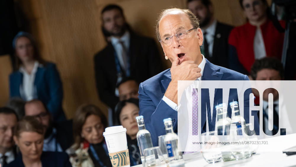 Larry Fink (Laurence Douglas Fink), CEO of BlackRock, speaks at the Berlin Global Dialogue in the former State Council building of the GDR. Berlin Global Dialogue 2026 (BGD 2026), theme: Advancing Alliances for a New Era, Berlin, Germany, ESMT
