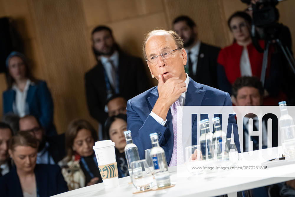 Larry Fink (Laurence Douglas Fink), CEO of BlackRock, speaks at the Berlin Global Dialogue in the former State Council building of the GDR. Berlin Global Dialogue 2026 (BGD 2026), theme: Advancing Alliances for a New Era, Berlin, Germany, ESMT