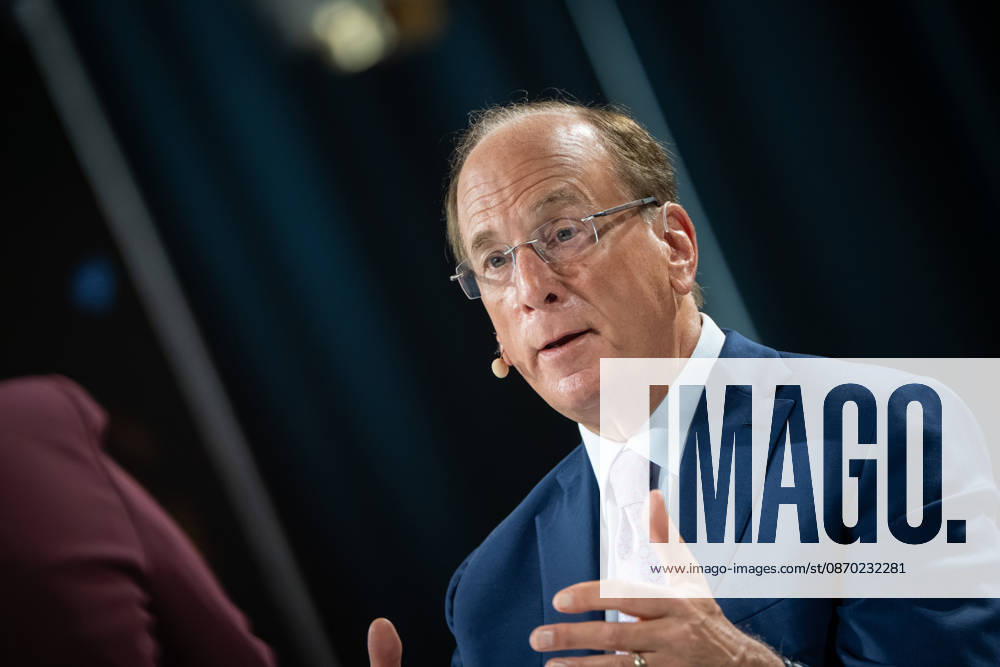 Larry Fink (Laurence Douglas Fink), CEO of BlackRock, speaks at the Berlin Global Dialogue in the former State Council building of the GDR. Berlin Global Dialogue 2026 (BGD 2026), theme: Advancing Alliances for a New Era, Berlin, Germany, ESMT