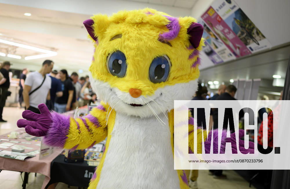 Feature: Meeps, the kitten mascot, at the new product showcase on October 21, 2026, at the SPIEL Essen trade show, October 22–25, 2026, in Essen, Germany, at the Grugahalle