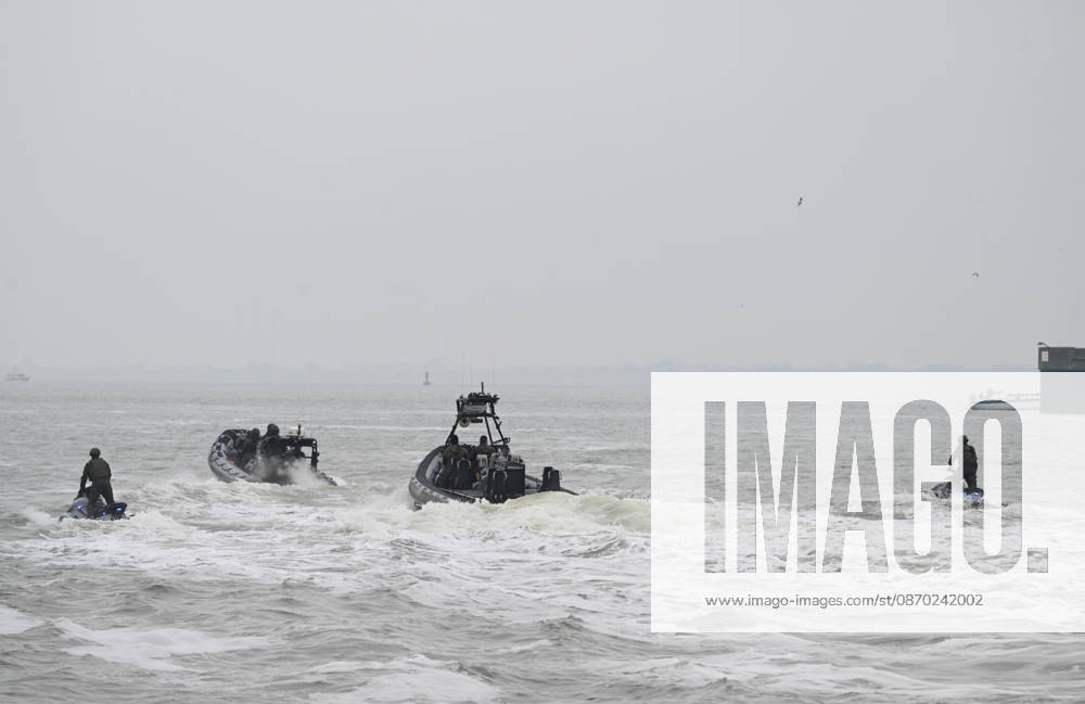 German Armed Forces Unveil New Biber Watercraft The German Navy presents its new Biber watercraft during a dynamic demonstration Soldiers demonstrate the fast and agile, militarily modified jet skis of the Maritime Interdiction Secur
