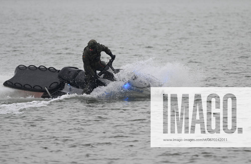 German Armed Forces Unveil New Biber Watercraft The German Navy presents its new Biber watercraft during a dynamic demonstration Soldiers demonstrate the fast and agile, militarily modified jet skis of the Maritime Interdiction Secur