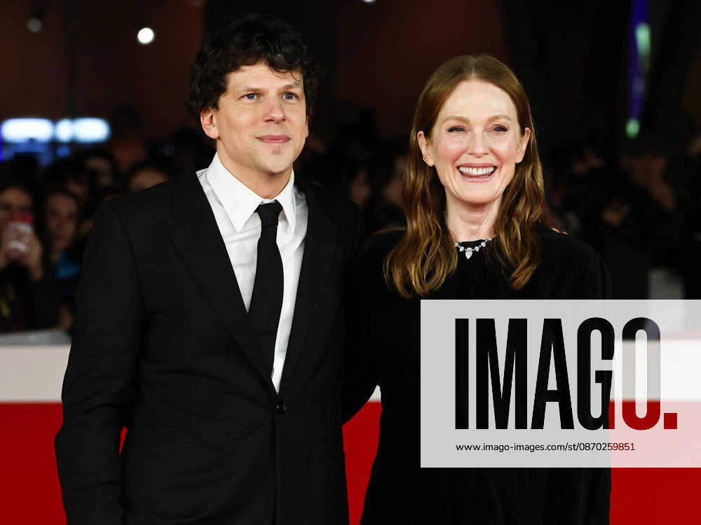 IPA89995836 - Rome, 2026 Film Festival Night 9 Red carpet for the film *THE DEBUT*. Pictured: Jesse Eisenberg, Julianne Moore
