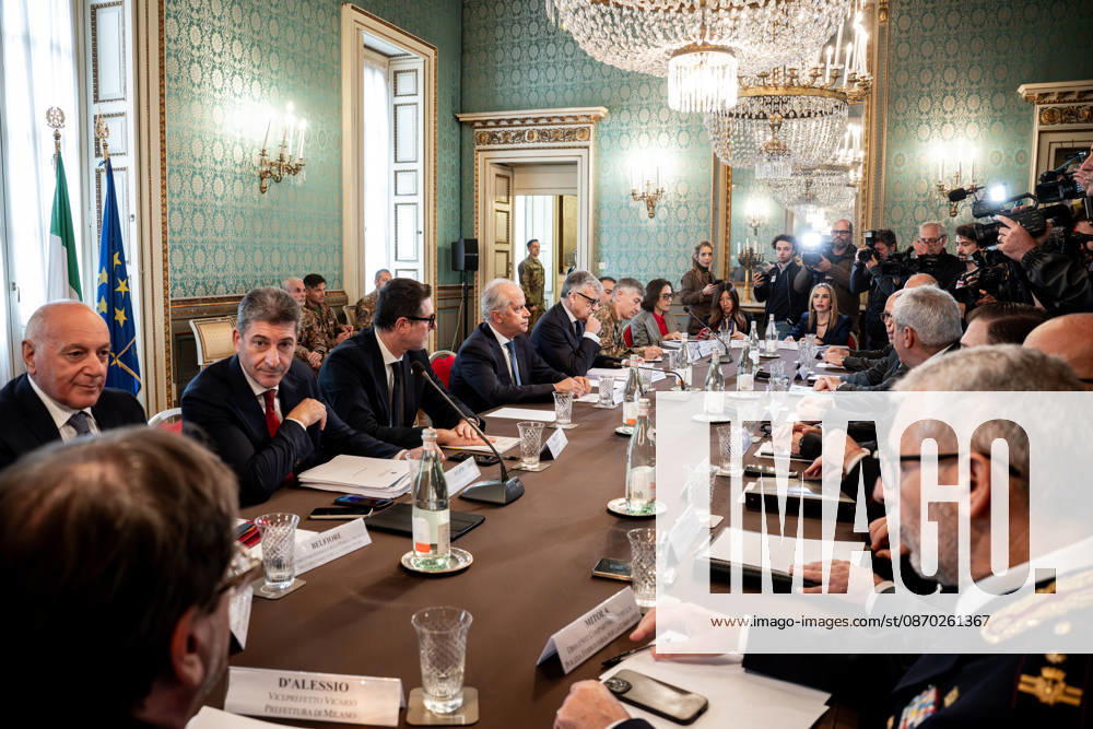 Meeting of the Provincial Committee for Public Order and Safety. Prefecture, October 20, 2026, Milan Milan Italy - ZUMAa289 20261021_zia_a289_233