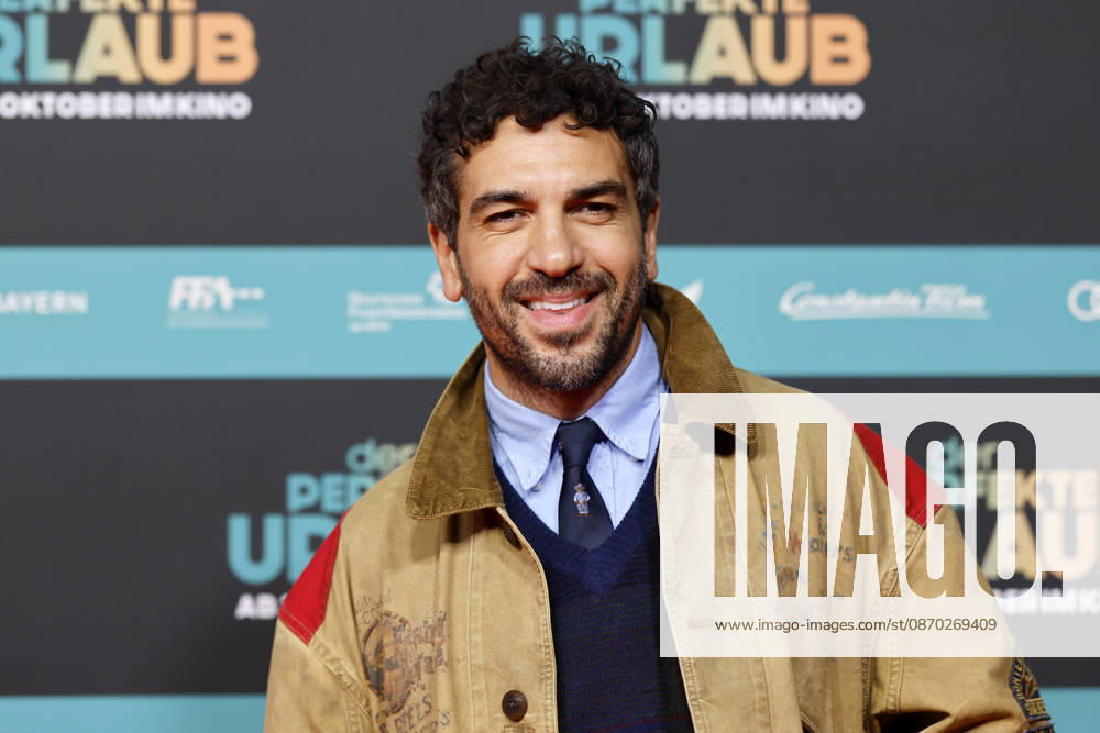 Actor Elyas M. Barek at the NRW premiere of the movie *The Perfect Vacation* at Cinedom Cologne, October 21, 2026, NRW, Germany