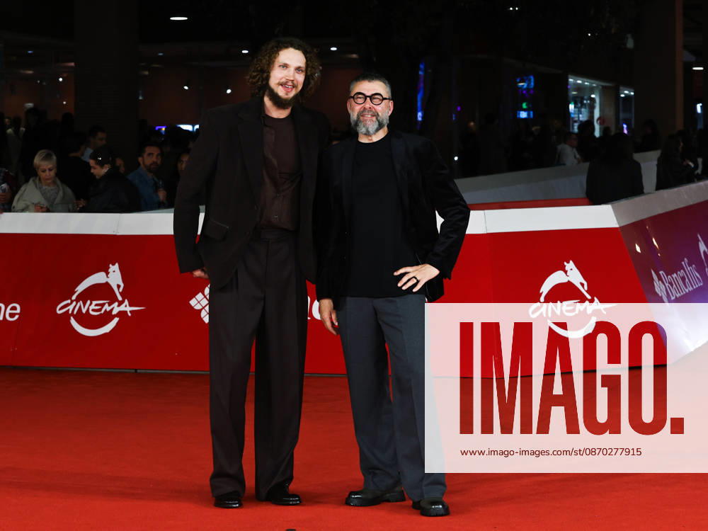 IPA90001011 - Rome, 2026 Film Festival Night 9 Red carpet for the film UÄ¼a (Ulya) Pictured: Viesturs KairiÅ¡s, KÄrlis Arnolds Source