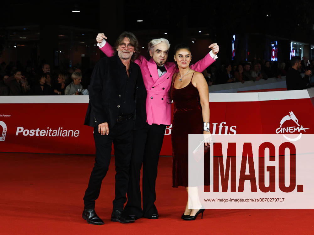 IPA90002168 - Rome, 2026 Film Festival Evening 9 Red carpet for the film Non Importa Dove Pictured: Francesco Fei, Morgan, Consuelo Moschella