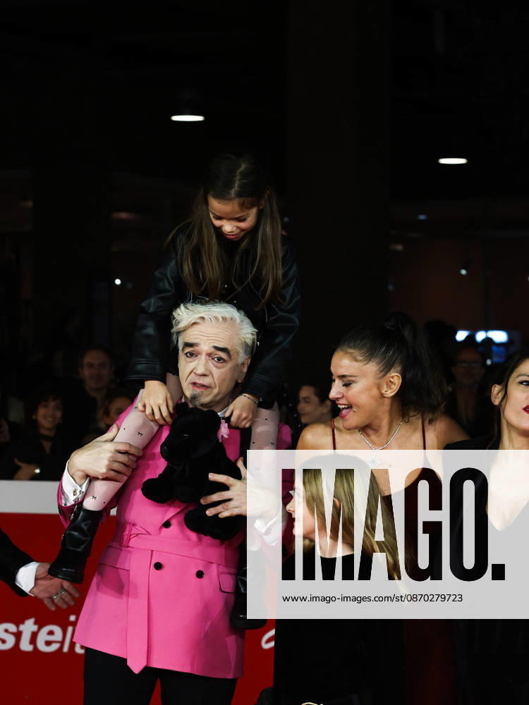 IPA90002183 - Rome, 2026 Film Festival Evening 9 Red carpet for the film Non Importa Dove Pictured: Francesco Fei, Morgan, Consuelo Moschella, Alessandra Cataldo