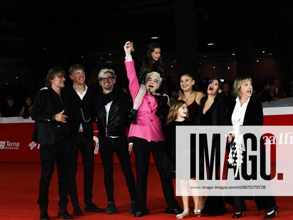 IPA90002198 - Rome, 2026 Film Festival Evening 9 Red carpet for the film Non Importa Dove Pictured: Francesco Fei, Morgan, Consuelo Moschella, Alessandra Cataldo