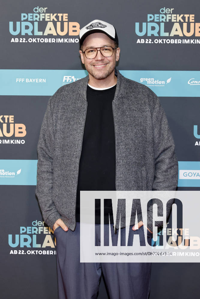 Actor Jan van Weyde at the NRW premiere of the movie *The Perfect Vacation* at Cinedom Cologne, October 21, 2026, NRW, Germany