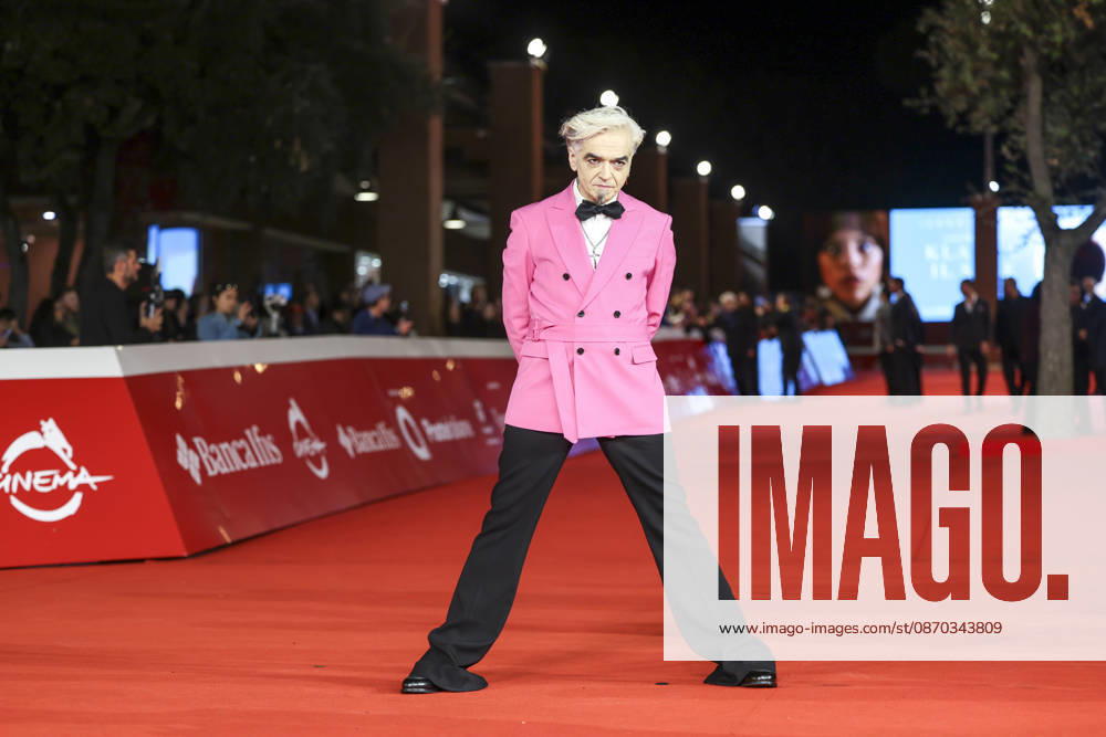 Morgan wears Richmond during the red carpet of the film Non Importa Dove on the occasion of the 21st edition of the Rome Film Fest, at the Auditorium Parco della Musica in Rome, 22 10 2026 Rome Italy - ZUMAa289 20261021_zia_a289_395