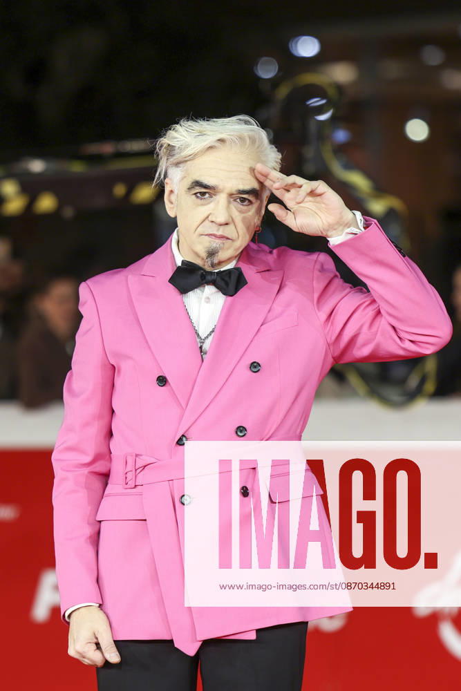 Morgan wears Richmond during the red carpet of the film Non Importa Dove on the occasion of the 21st edition of the Rome Film Fest, at the Auditorium Parco della Musica in Rome, 22 10 2026 Rome Italy - ZUMAa289 20261021_zia_a289_414
