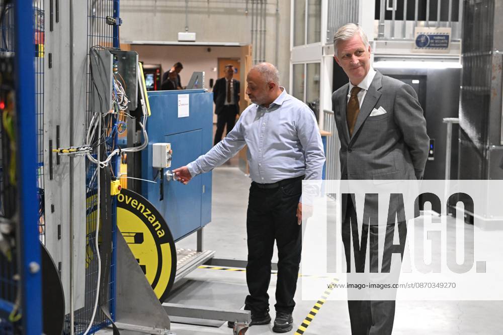 The King Visits Technicity Brussels ANDERLECHT, BELGIUM - OCTOBER 22 : King Philippe visits Technicity.brussels, the training and employment hub for the technology industry, in Anderlecht. Technicity.brussels was established through a public-private partnership and is aimed at job seekers, employees seeking retraining or further education, and students and teachers from secondary schools and colleges. The organization offers hands-on technical training and actively assists participants in finding a job. Companies can turn to it for continuing education for their staff or to rent modern technical infrastructure. During his visit, the King toured four training workshopselevator technology; HVAC and refrigeration technology; welding; and ele