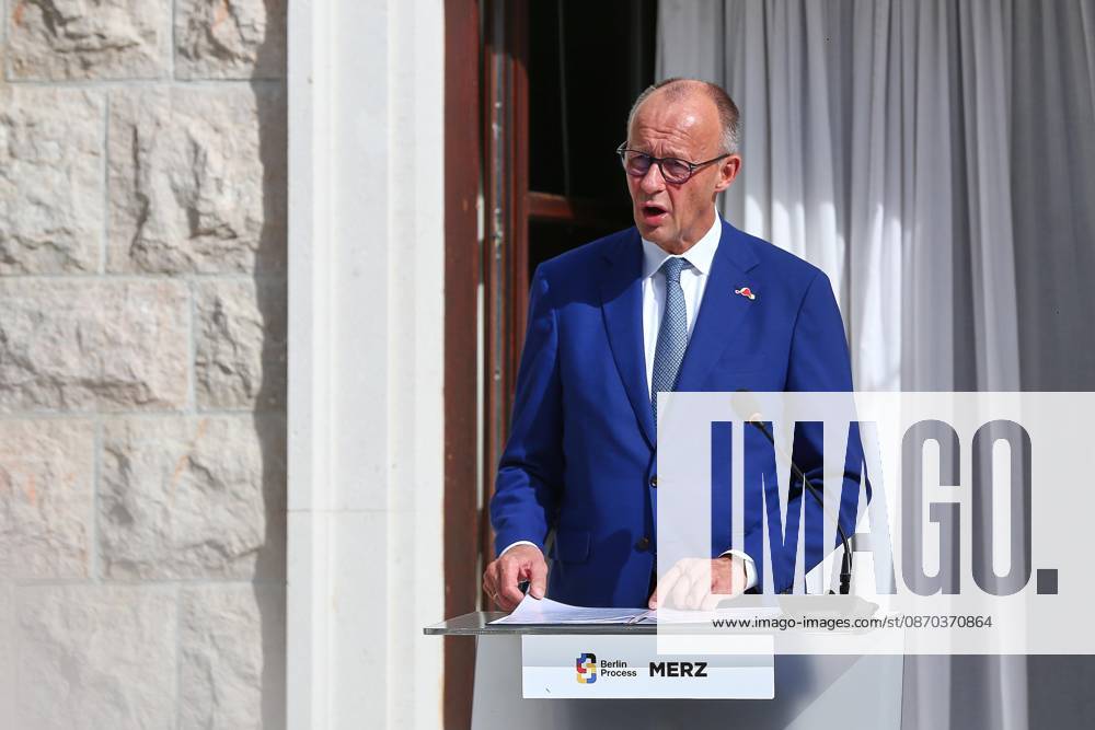Sveti Stefan, Montenegro, October 22, 2026: The Chancellor s Trip Abroad for the Berlin Process Summit; Press Conference with Federal Chancellor Friedrich Merz (CDU)