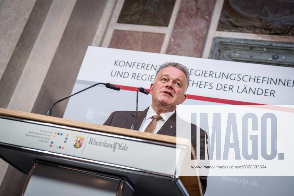 Closing Press Conference with Gordon Schnieder, Minister-President of Rhineland-Palatinate; Conference of State Heads of Government; Minister-Presidents Conference (MPK) in Berlin; Closing Press Conference, Berlin, Berlin, Germany; Bundesrat Building