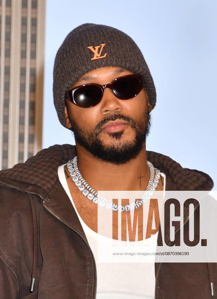 NEW YORK, NY- OCTOBER 22: Romeo Miller at the Empire State Building promoting the Premiere of Hulu s New Reality Competition Series, The Mob on October 22, 2026 in New York City.