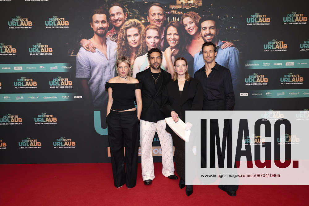 Jella Haase, Elyas M. Barek, Karoline Herfurth, and Florian David Fitz at the premiere of *Der perfekte Urlaub* on October 22, 2026, in Berlin Jella Haase, Elyas M. Barek, Karoline Herfurth, and Florian David Fitz during the premiere of *Der perfekte Urlaub* at Zoo Palast on October 22, 2026, in Berlin, Germany *Der perfekte Urlaub* movie premiere in Berlin