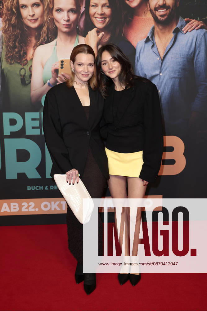 Karoline Herfurth and Emily Kusche at the premiere of *Der perfekte Urlaub* at Zoo Palast on October 22, 2026, in Berlin, Germany; *Der perfekte Urlaub* Premiere in Berlin, Germany