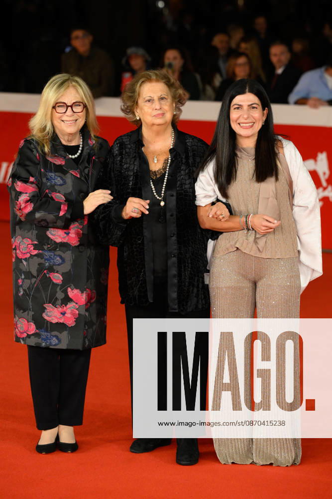 News - Rome Film Fest 2026 - Day 10 Rita dal Chiesa, Maria Falcone and Chiara Colosimo attends the red carpet Un Atto dAmore Premiere during the 21th Rome Film Fest at Auditorium Parco della Musica on October 22, 2026 in Rome, Italy. Rome Auditorium Parco della Musica Ennio Morricone Italy