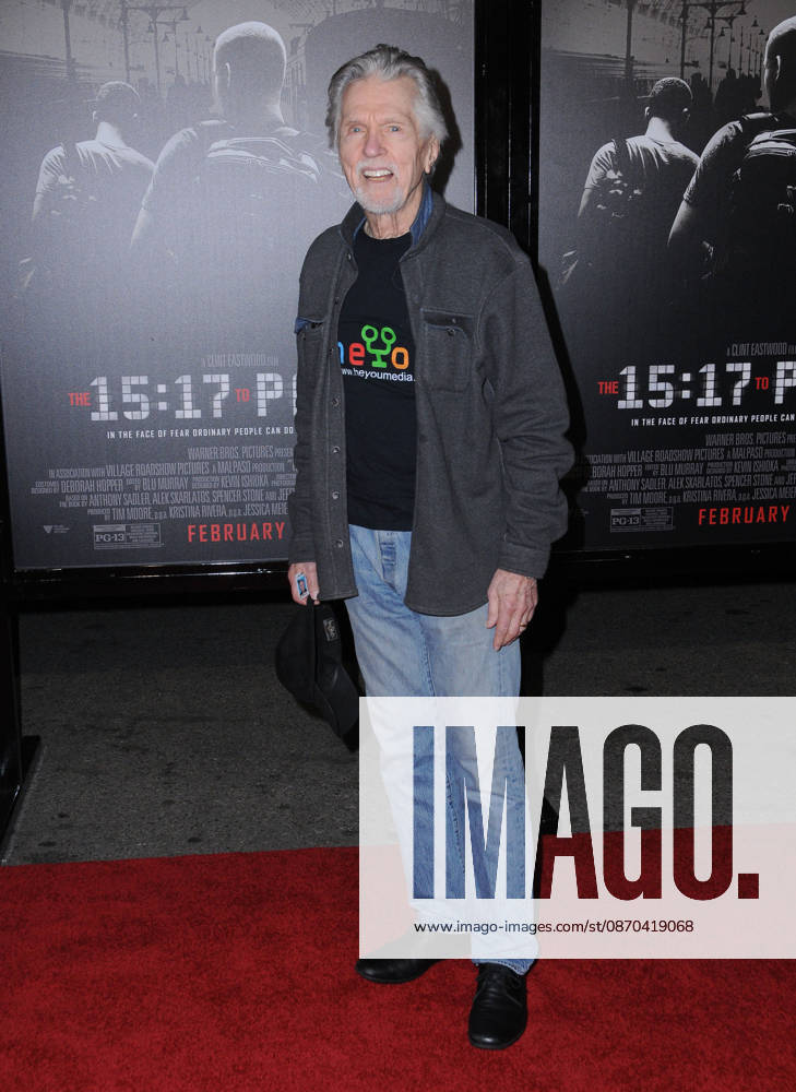 Burbank, California - Tom Skerritt. The 15:17 To Paris Los Angeles Premiere held at Warner Bros. Studios, SJR Theater. Photo