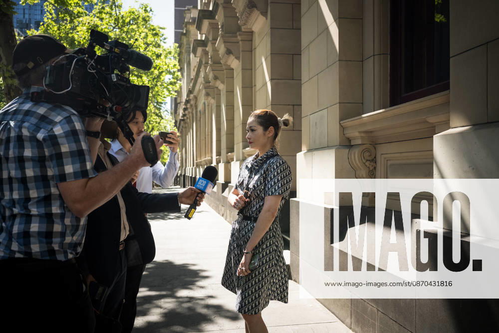 ETHAN HOAC COURT, Annie Huynh, the mother of murdered teenager Ethan Hoac speaks to the media outside the Supreme Court of Victoria in Melbourne, Friday, October 23, 2026. ( NO ARCHIVING MELBOURNE VICTORIA Australia