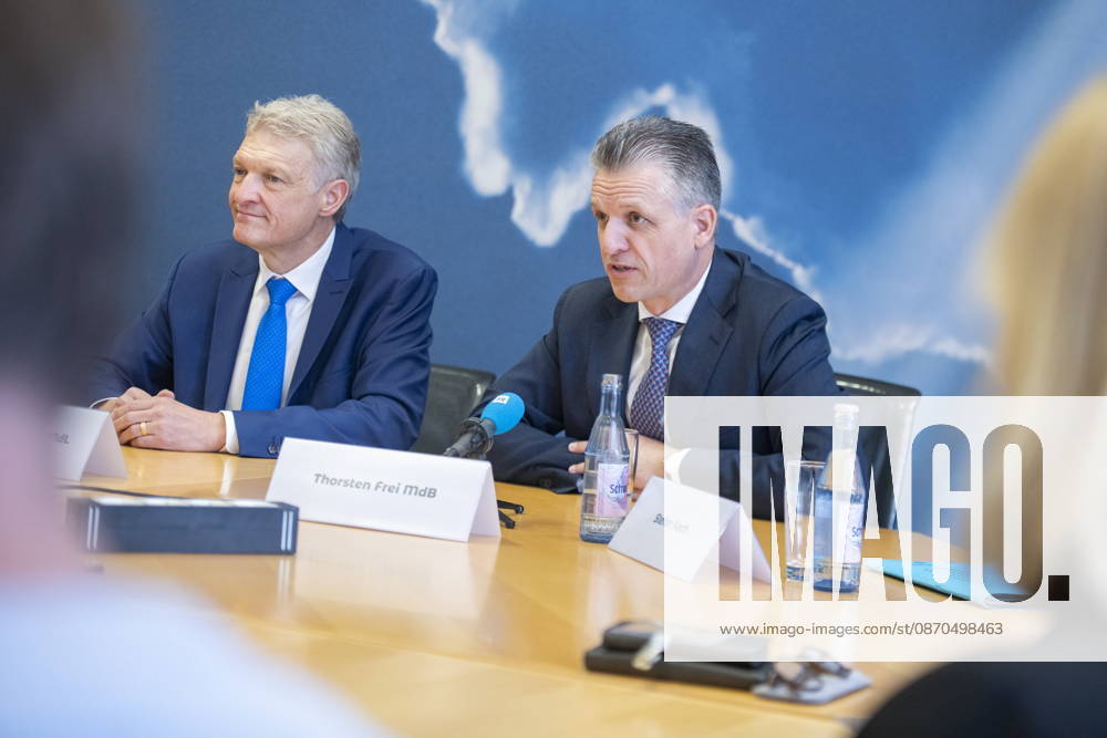 On Friday, October 23, 2026, Stephan Toscani, the CDU’s state chairman in Saarland, will welcome the CDU’s parliamentary group leader in the German Bundestag, Thorsten Frei, at the Saarland State Parliament. Together, they will hold a press conference. Pictured, from left: Stephan Toscani, Member of the State Parliament (CDU), and Thorsten Frei, Member of the Bundestag (CDU). bub