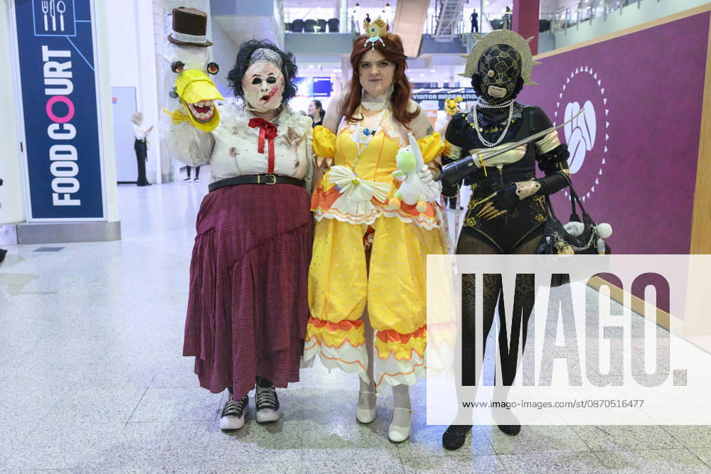 London, UK. Dr Who Darleks attend the London MCM Comic Con held at the Excel venue. The event is the UK s largest pop culture fan convention, celebrating comic books, movies, TV shows, anime, manga, video games, sci-fi, and fantasy. London UK - ZUMAl94_ 20261023_zaf_l94_100