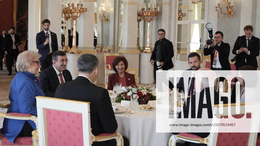 Turkish VP Cevdet Yilmaz in Budapest BUDAPEST, HUNGARY - OCTOBER 23: Turkish Vice President Cevdet Yilmaz attends the official commemoration programs held on the occasion of the 70th anniversary of the Hungarian Revolution and War of Independence in Budapest, Hungary on October 23, 2026. Yasin Baturhan Ergin Anadolu Budapest Hungary. Editorial use only. Please get in touch for any other usage.