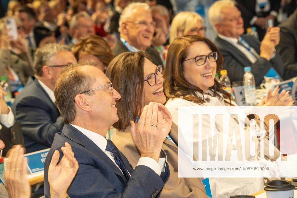 Ilse Aigner, CSU candidate for federal president; she received loud applause when Söder offered her his support in his speech; CSU Party Convention, Munich Trade Fair, October 23, 2026; Germany, Munich, Oc