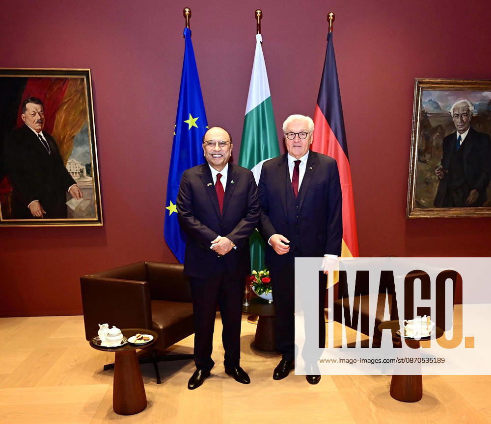 President of Pakistan, Asif Ali Zardari meets with German President Dr. Frank-Walter Steinmeier at the Office of the President in Berlin on Friday, October 23, 2026. (PPI Images).