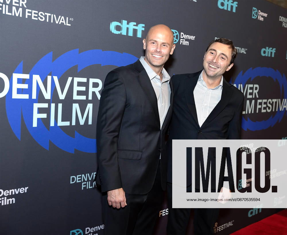 CEO of DFF KEVIN SMITH and DFF Artistic Director MATT CAMPBELL pose for a photo during the 49th. Denver Film Festival Red Carpet event at the Ellie Caulkins Opera House Thursday night. Credit Image: ZUMA Press Wire) Denver USA - ZUMAav4_ 20261023_zaf_av4_001
